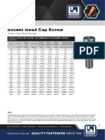 SOCKET HEAD CAP SCREW TIGHTENING TORQUE GUIDE