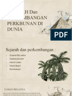 Sejarah Dan Perkembangan Perkebunan Di Indonesia