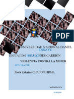 Violencia contra la mujer: Un problema social que requiere acción