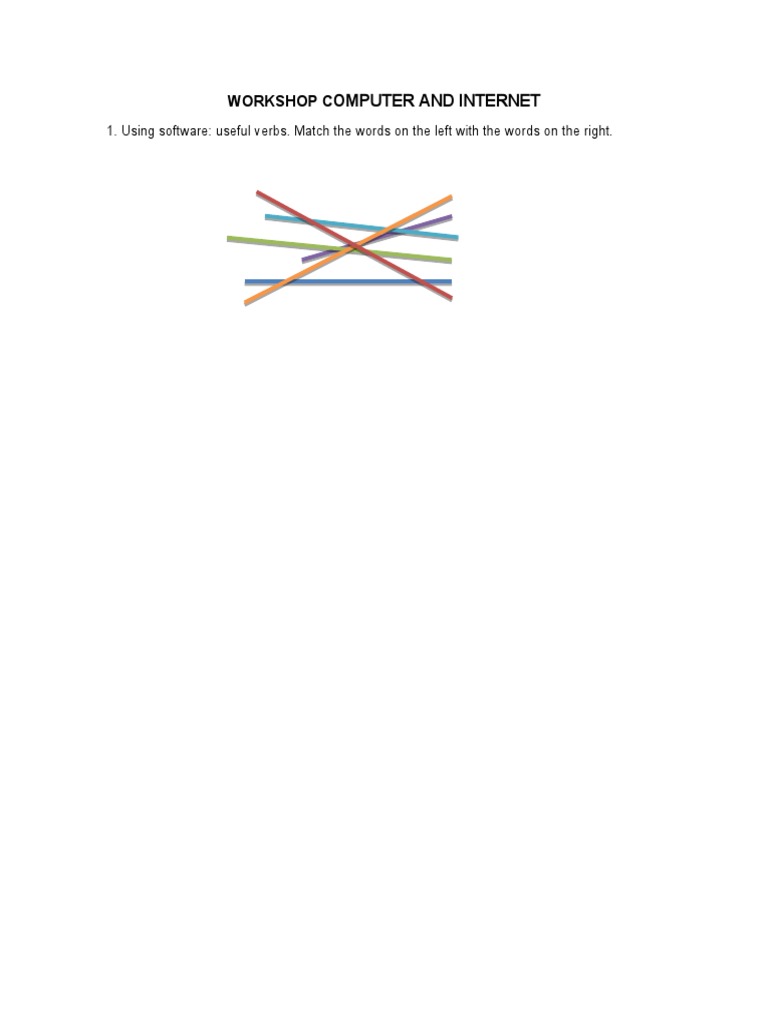 Computer and Internet Workshop Activities | PDF | Computers