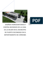 Informe Hidrosanitario Casa de La Mujer