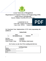 Green University of Bangladesh Department of Computer Science and Engineering (CSE)