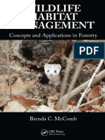 Wildlife Habitat Management Concepts and Applications in Forestry