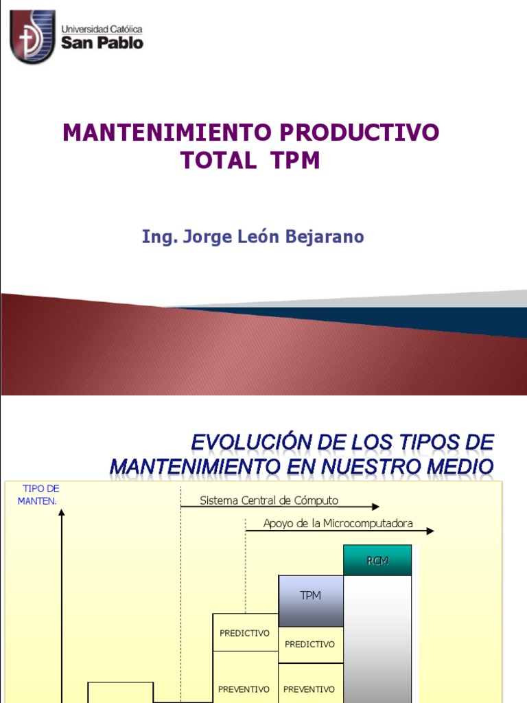 TPM y RCM - Mantenimiento | PDF | Ingeniería de confiabilidad | Calidad ...