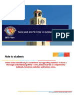 Noise and interference reduction in measurement systems