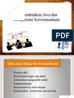 III. Menumbuhkan Jiwa & Kompetensi Kewirausahaan