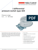 Relative and Differential Pressure Switch Type 604