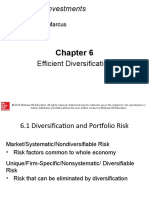 Essentials of Investments: Efficient Diversification