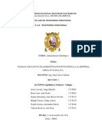 Avance 1 - Trabajo Aplicativo - Adm Estrategica