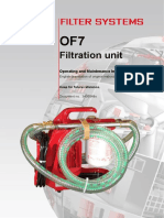 Filtration Unit: Operating and Maintenance Instructions