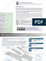 Trauma/Bandaging - The Emergency Bandage: Clinical Practice Procedures