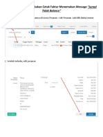 Cara Mengatasi Message "Jurnal Tidak Balance