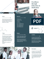 Modern Education Tri-Fold Brochure Template A4