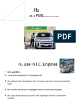 H2 As A FUEL