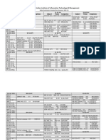 Time Table Major Jan July 2011