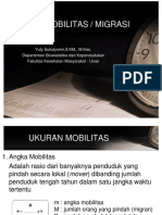 Ukuran Mobilitas