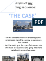 Power Point Analysis of Opening Sequence 1