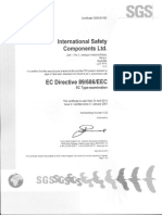 International safety gear certificate
