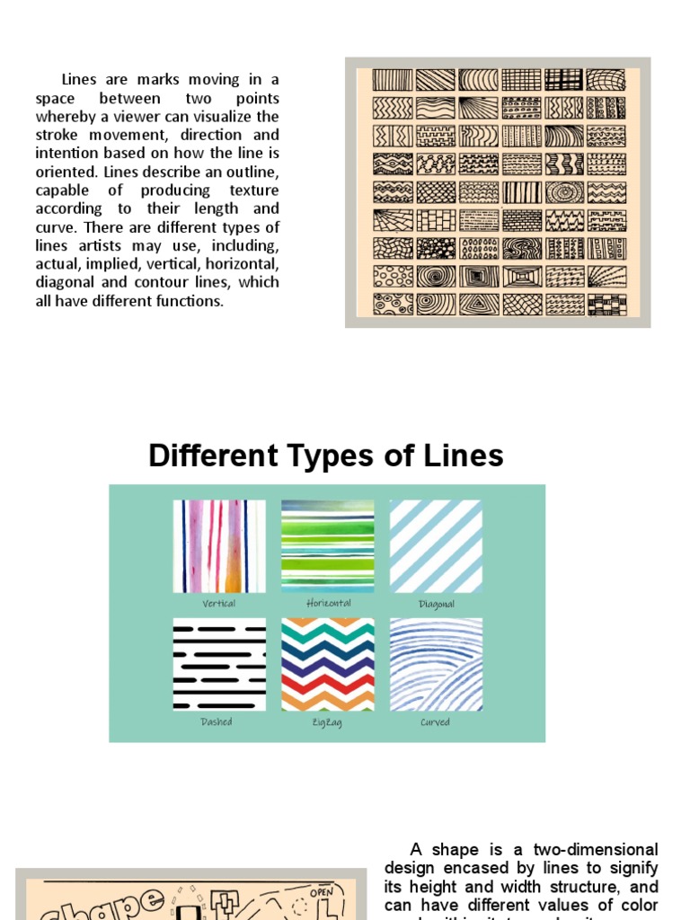 Understanding Lines, Shapes, and Forms in Art | PDF | Art