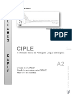 CIPLE - Certificado Inicial de Português Língua Estrangeira nivel A2