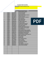 Template Nilai Portofolio