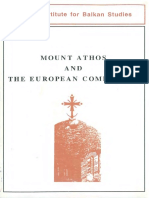 Mount Athos and the European Community