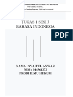 Tugas 1 Bahasa Indonesia