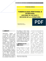 Tuberculosis peritoneal e intestinal: informe de un caso y revisión
