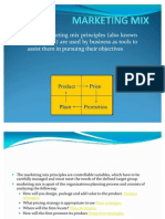 The Marketing Mix Principles (Also Known As The 4 PǮS.) Are Used by Business As Tools To Assist Them in Pursuing Their Objectives