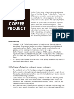 Brief Summary: Coffee Project Offerings That Continue To Impress Customers