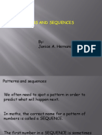 Patterns and Sequences: By: Janice A. Hernandez
