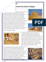 Historical Recount The Ancient Pyramids of Egypt