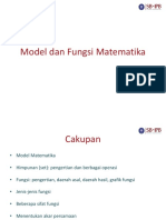 Model Dan Fungsi Matematika