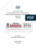 AEJ Special Edition December 2016 TESOL Indonesia Conference Volume 10 2