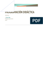 PROGRAMACIÓN DIDÁCTICA Víctor Fdez.