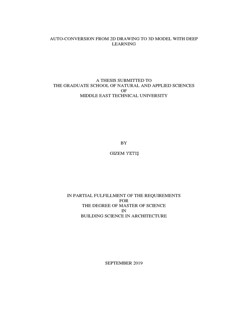 2D to 3D Model Conversion Using Deep Learning | PDF | Deep Learning | 3 ...