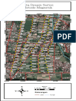 Peta Desain Survei Metode Magnetik: Keterangan