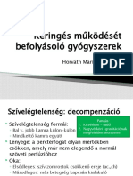 Keringés Működését Befolyásoló Gyógyszerek