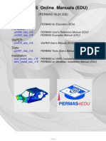 PERMAS Online Manuals (EDU)