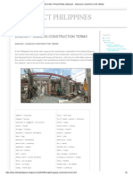 Architect Philippines - English - Tagalog Construction Terms