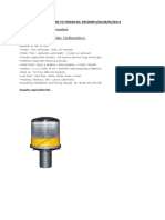 Specifications of Solar Delienators