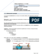 Física e Química A – Análise do movimento