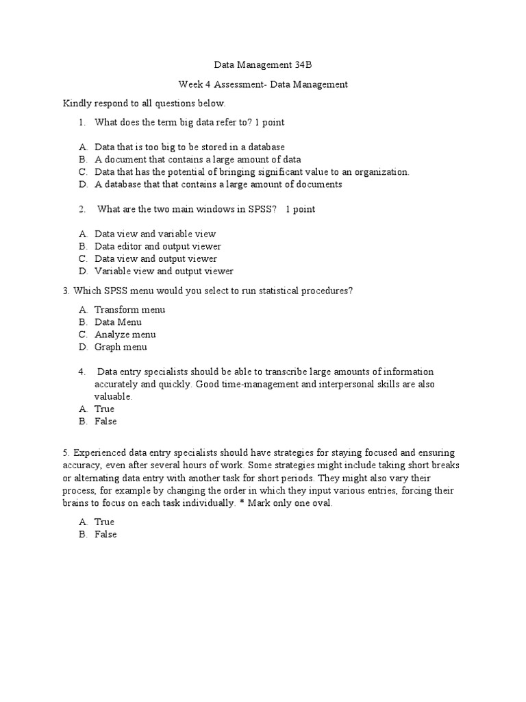 Assignment Week 3 | PDF