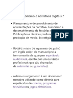 O Que É Guionismo e Narrativas Digitais ?: Espetáculo Audiovisual Roteiristas Guionistas