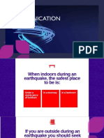 Short Earthquake Drill Quiz