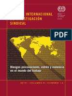 Boletín Riesgo Psicosocial, Estrés y Violencia en El Trabajo