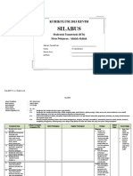 Silabus IX Akidah Akhlak (7 Kolom)