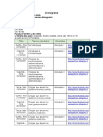 Cronograma farmacologia noite