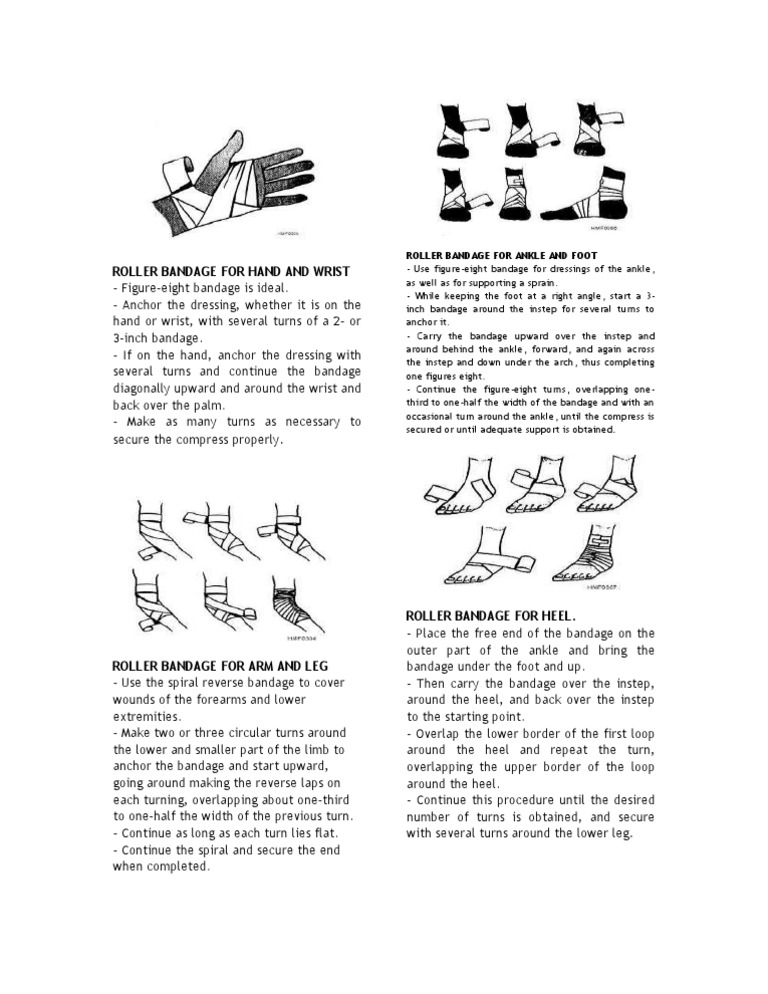 Bandaging Technique | PDF