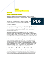 Landslides Mitigation